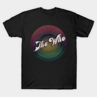 retro vintage circle The Who T-Shirt